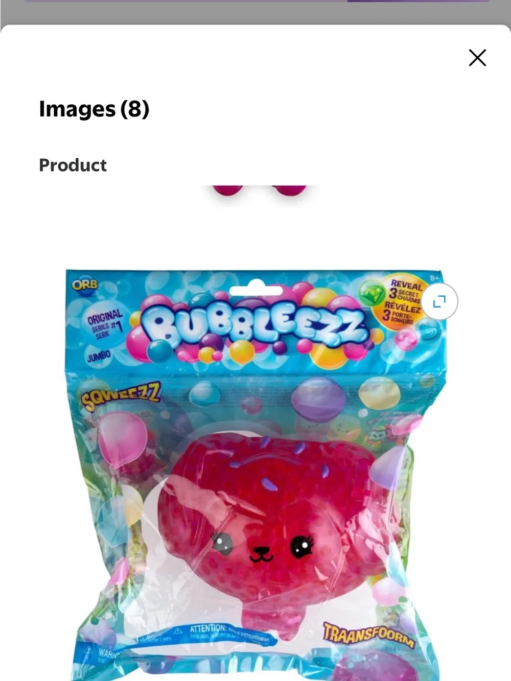 Brand new, never opened 2 Jumbo pack Bubbleezz and Slimysand
